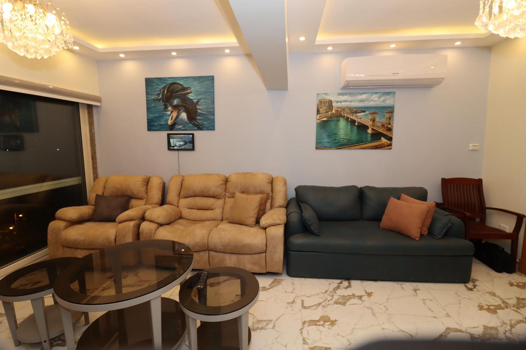 Beach Luxury Mamoura Private Beach อเล็กซานเดรีย ภายนอก รูปภาพ