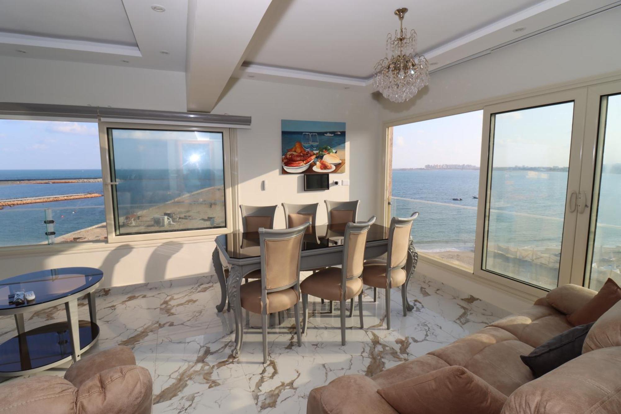 Beach Luxury Mamoura Private Beach อเล็กซานเดรีย ภายนอก รูปภาพ