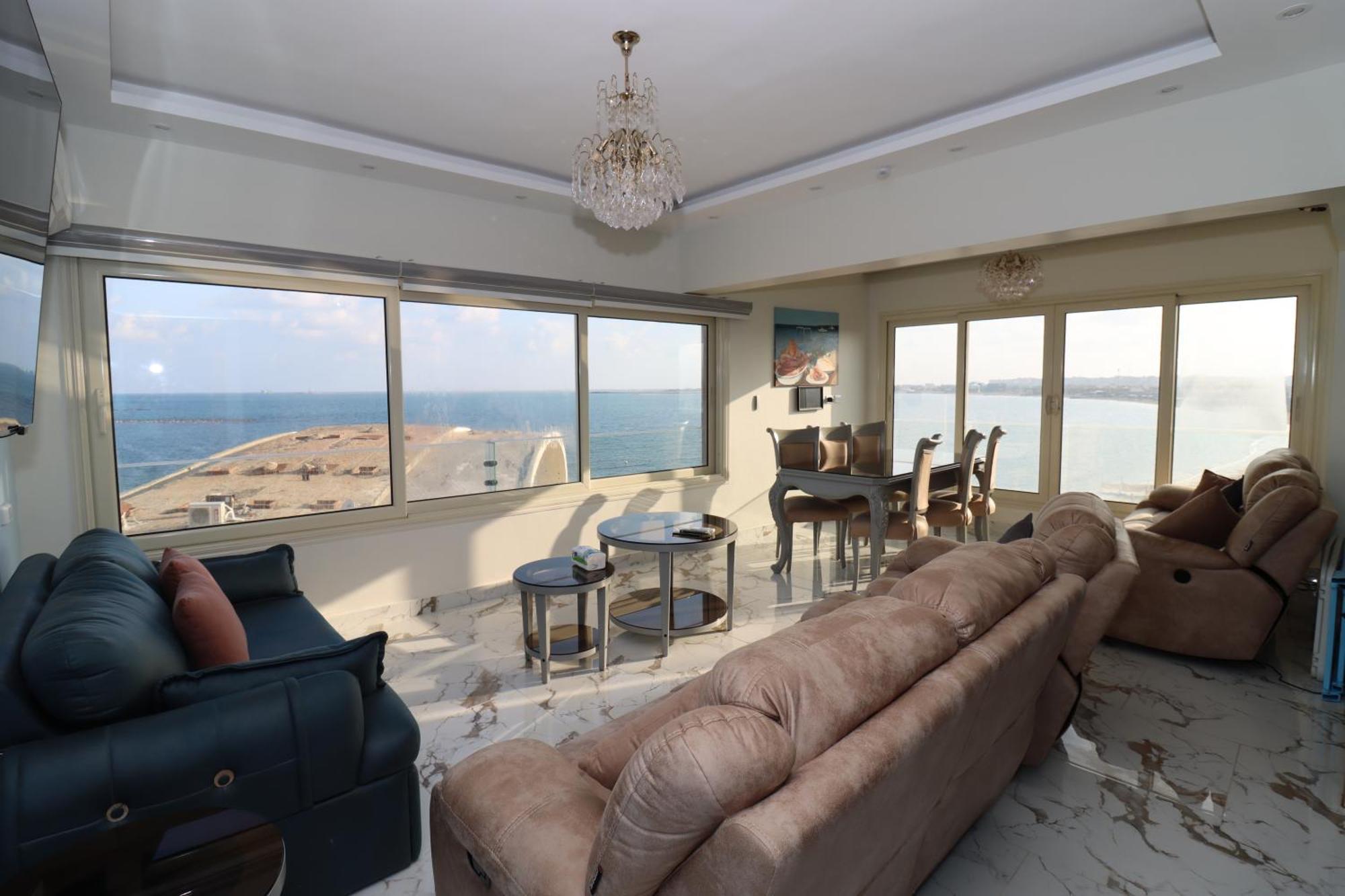 Beach Luxury Mamoura Private Beach อเล็กซานเดรีย ภายนอก รูปภาพ
